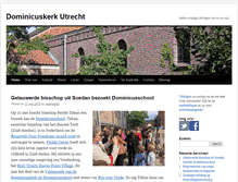 Tablet Screenshot of dominicuskerkutrecht.nl